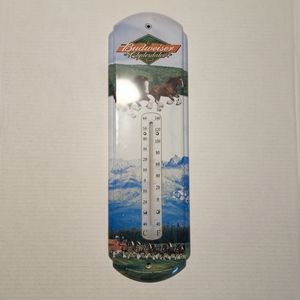Budweiser Anheuser-Busch 2007 Clydesdale outdoor thermometer